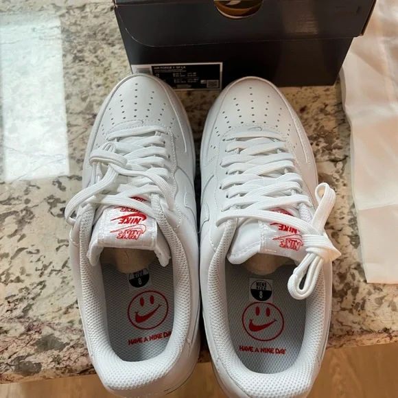 Nike Air Force '07 LX Low Rose White Men's Size Size